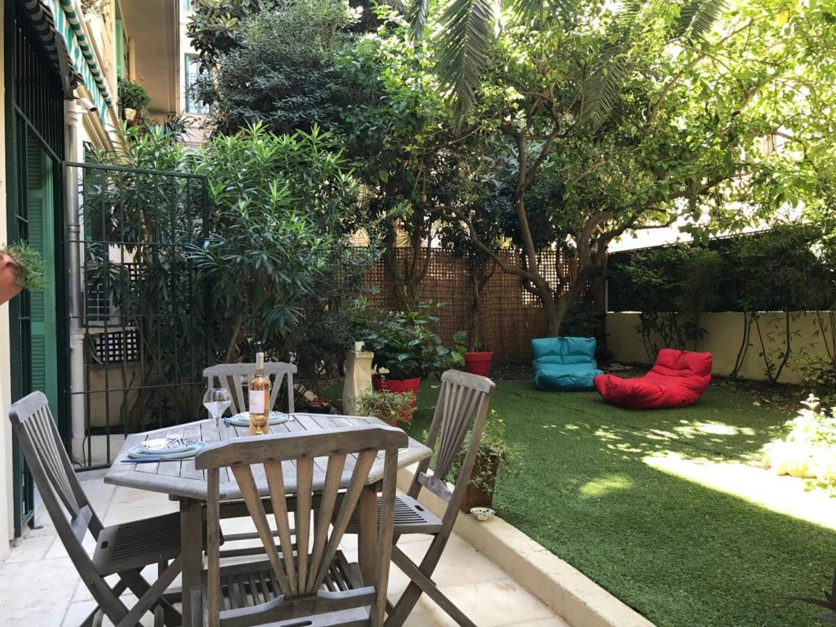 Homelivia, Luxueux Appartement Avec Jardin Prive Nice Luaran gambar